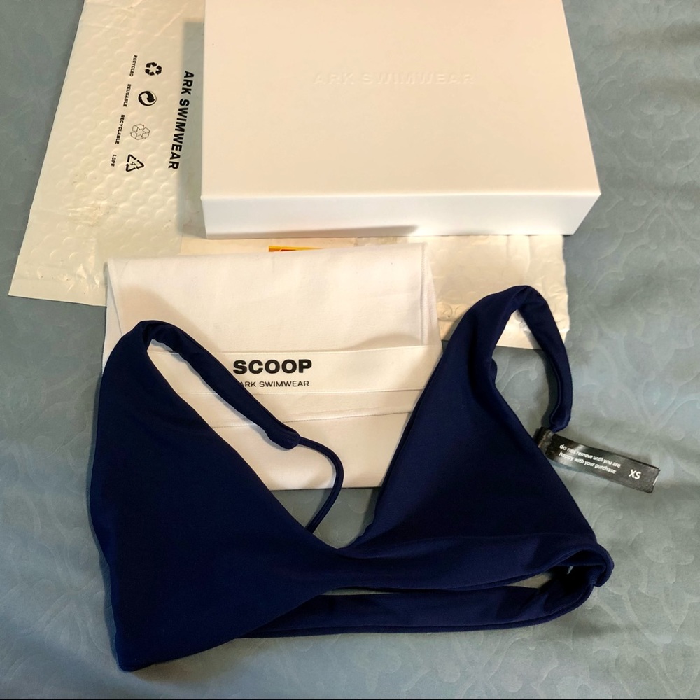 Ark Swimwear | Scoop Top | Navy